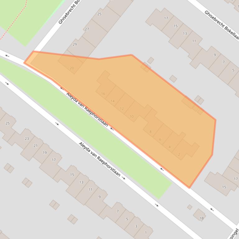 Kaart van postcodegebied 3054CS.