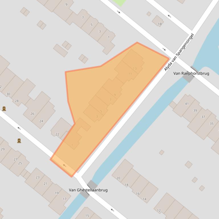 Kaart van postcodegebied 3054CT.