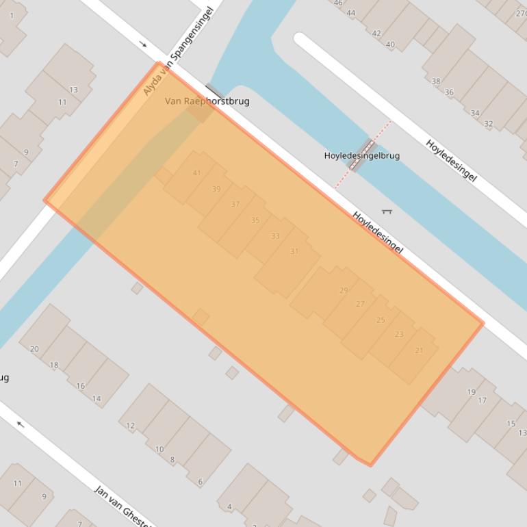 Kaart van postcodegebied 3054EJ.