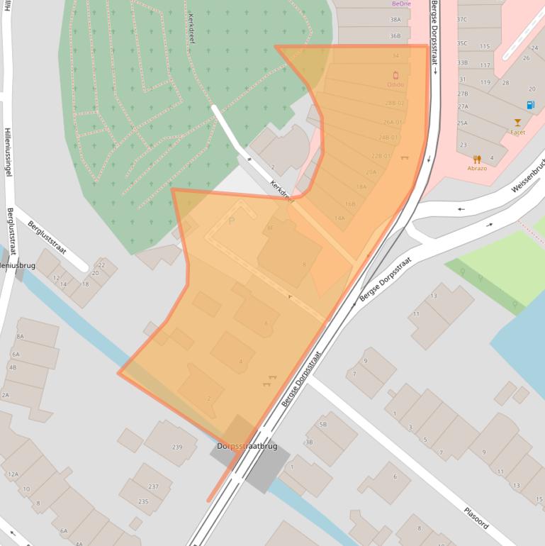 Kaart van postcodegebied 3054GD.