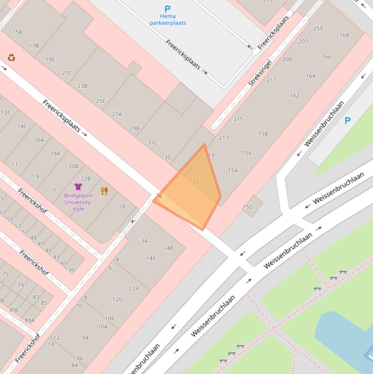 Kaart van postcodegebied 3054GL.