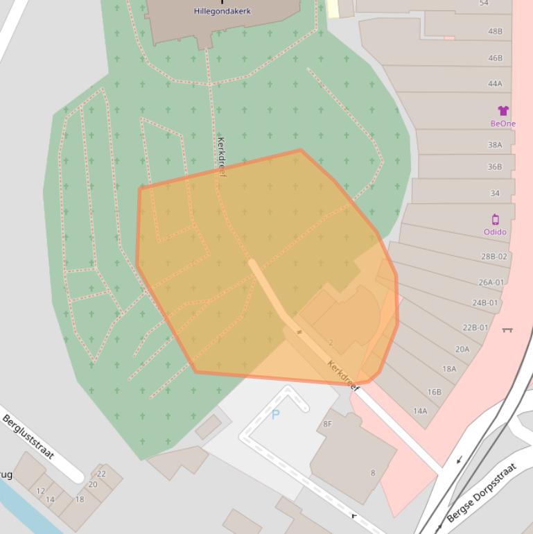 Kaart van postcodegebied 3054GS.