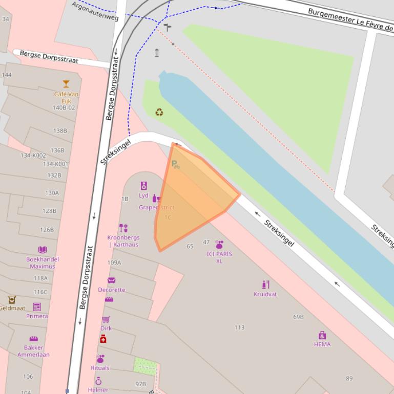 Kaart van postcodegebied 3054HA.