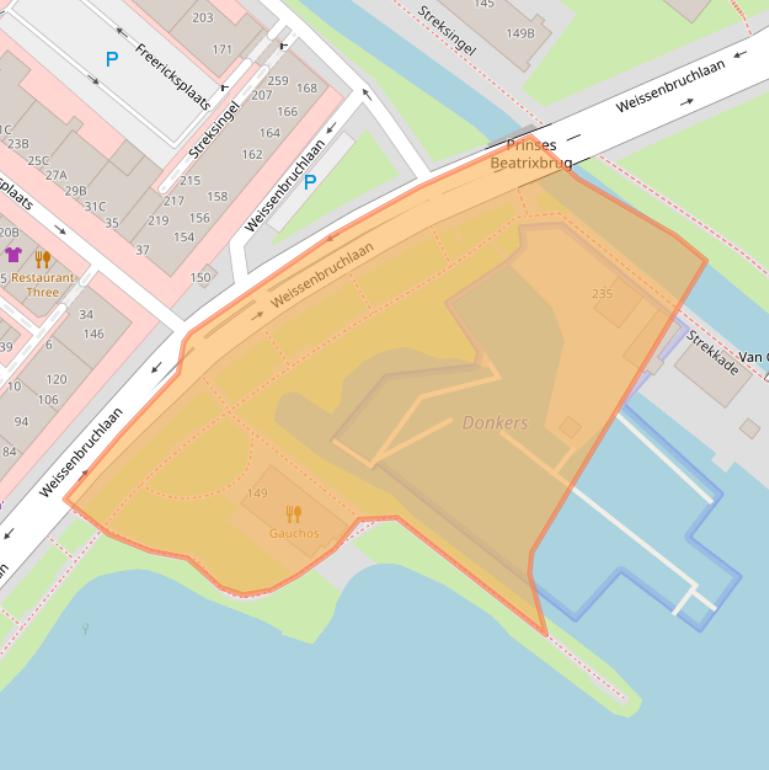 Kaart van postcodegebied 3054LM.