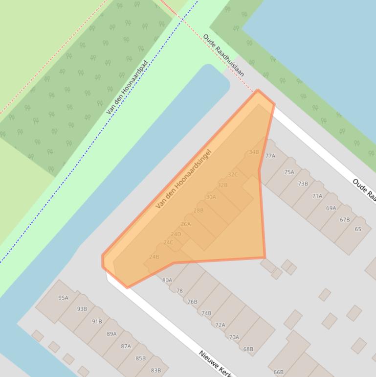 Kaart van postcodegebied 3054NA.