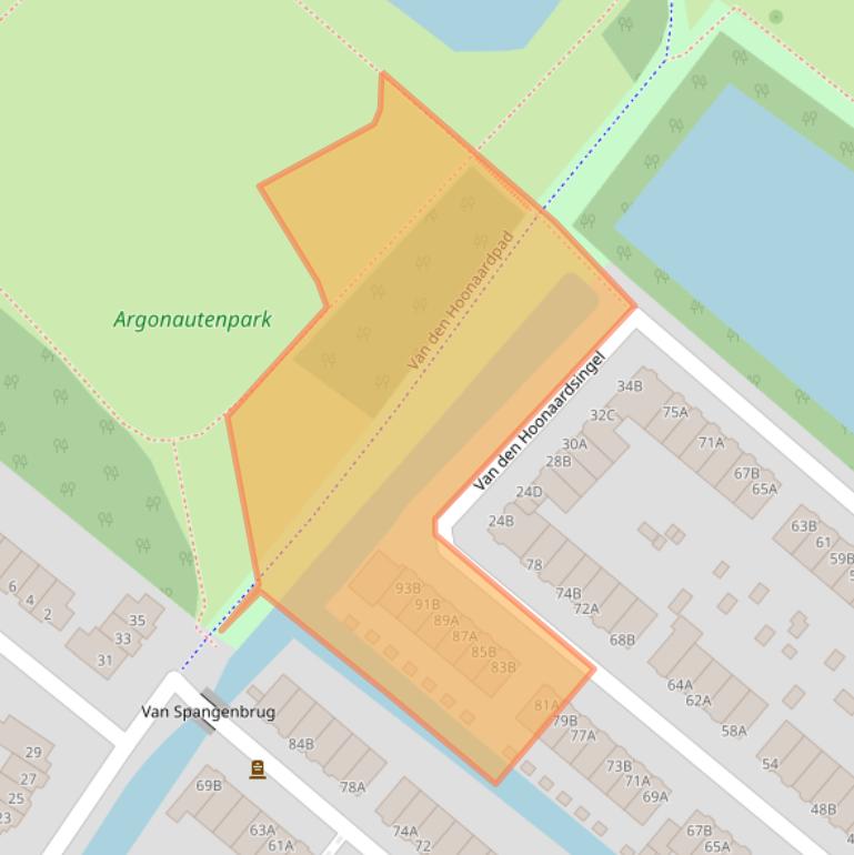 Kaart van postcodegebied 3054NH.