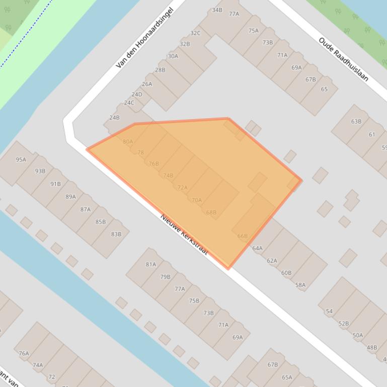 Kaart van postcodegebied 3054NL.