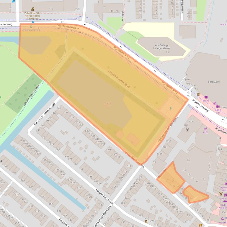 Kaart van postcodegebied 3054NT.
