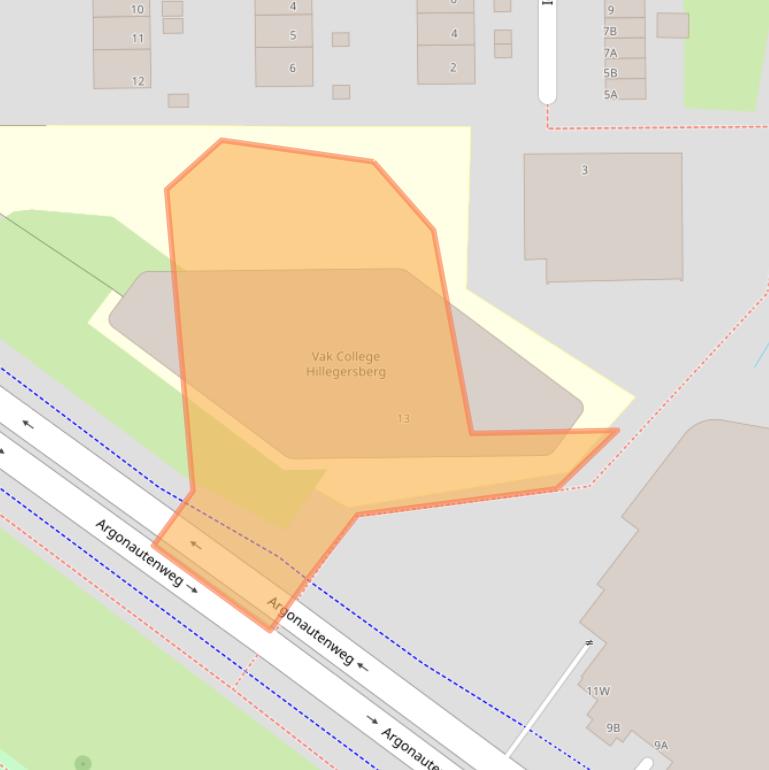 Kaart van postcodegebied 3054PX.