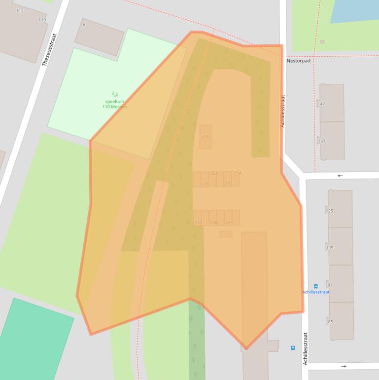 Kaart van postcodegebied 3054RK.