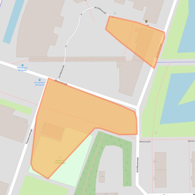 Kaart van postcodegebied 3054RT.