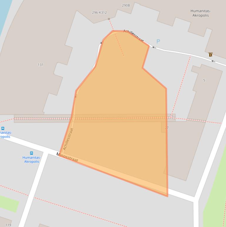 Kaart van postcodegebied 3054RW.