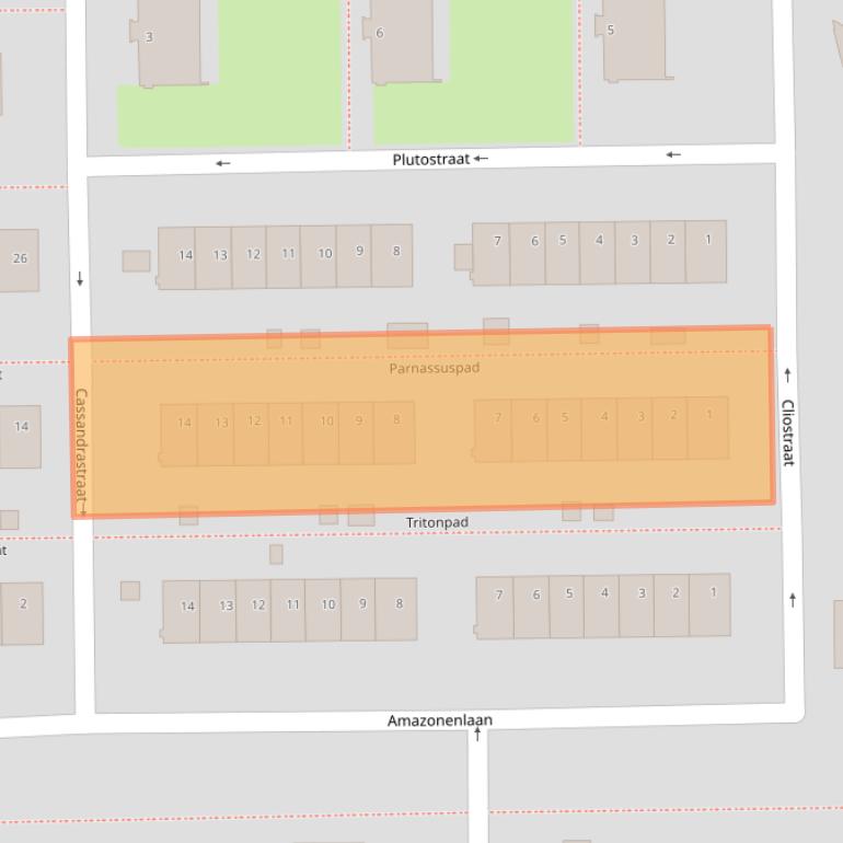 Kaart van postcodegebied 3054TS.