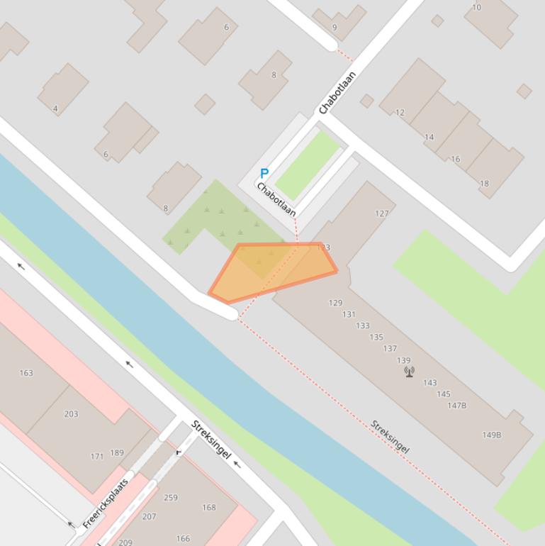 Kaart van postcodegebied 3055AC.