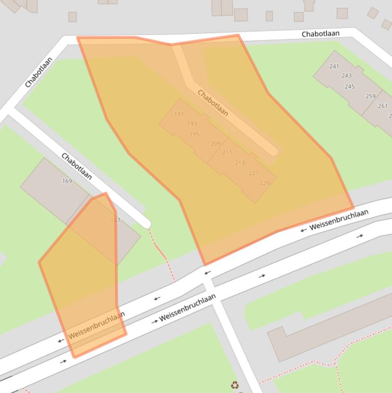 Kaart van postcodegebied 3055AG.