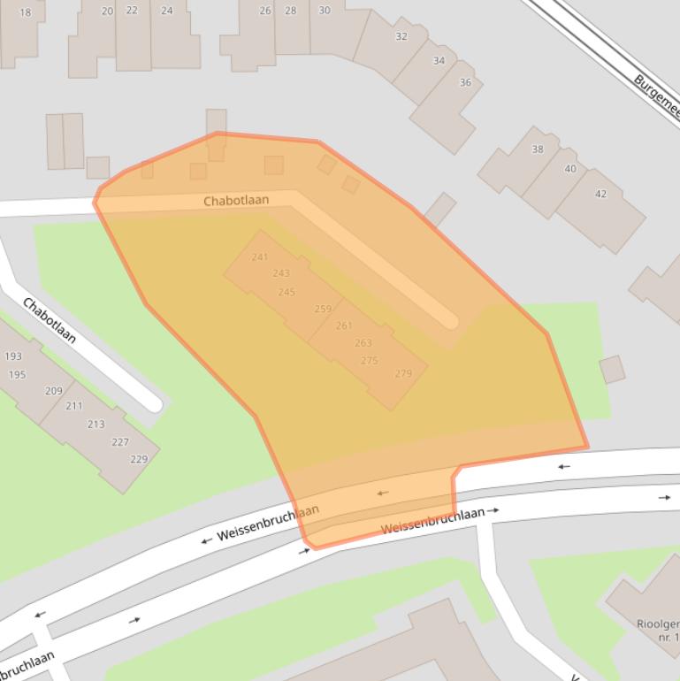 Kaart van postcodegebied 3055AH.