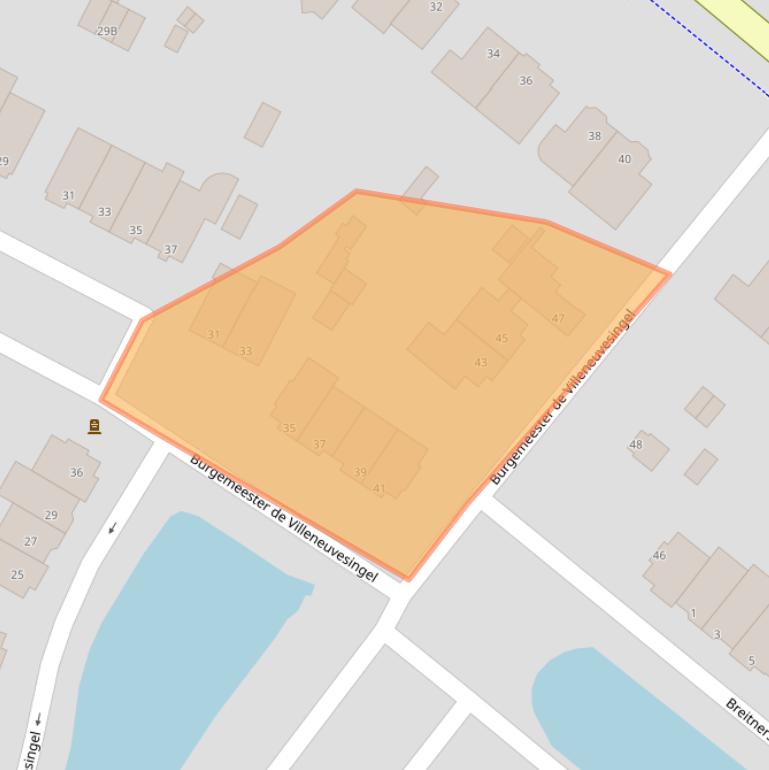 Kaart van postcodegebied 3055AM.