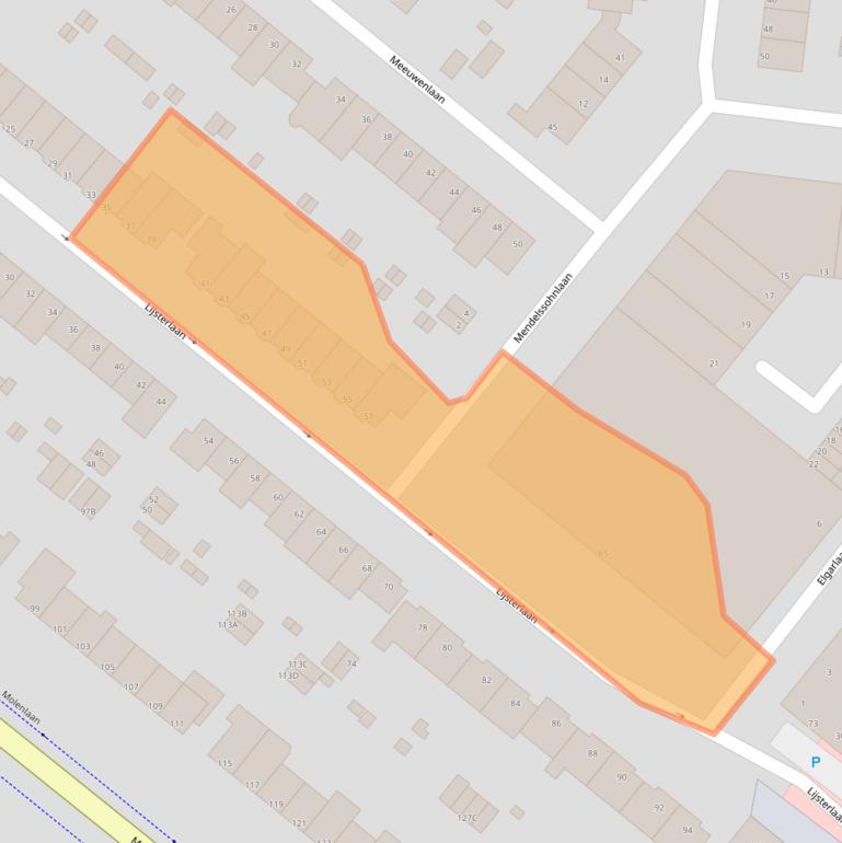 Kaart van postcodegebied 3055CD.