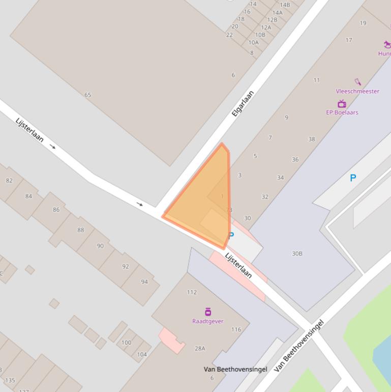 Kaart van postcodegebied 3055CE.