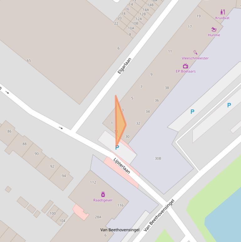 Kaart van postcodegebied 3055CG.