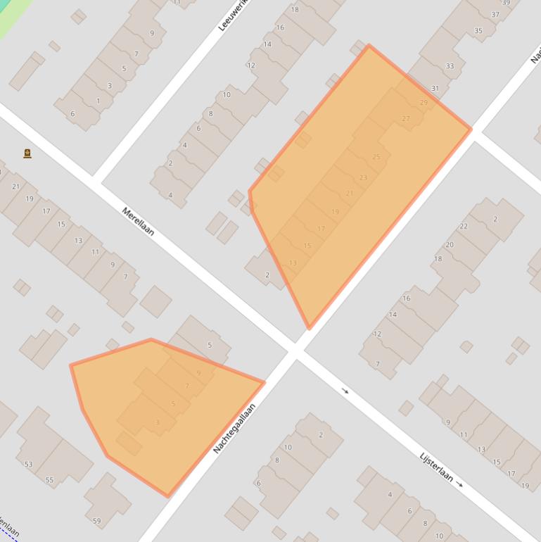 Kaart van postcodegebied 3055CN.