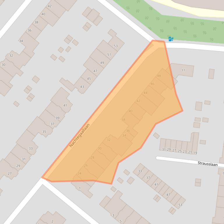 Kaart van postcodegebied 3055CS.