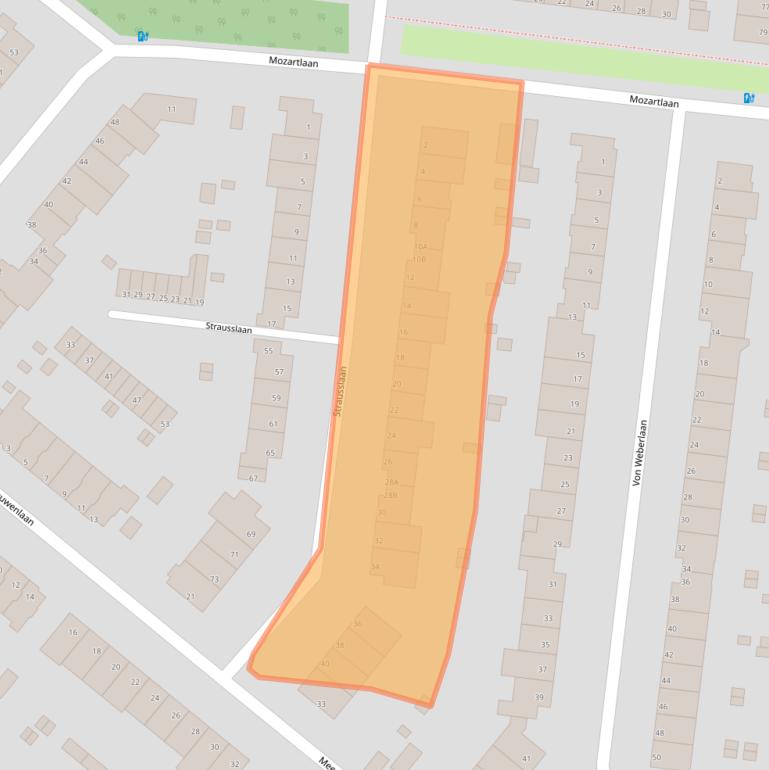 Kaart van postcodegebied 3055CV.