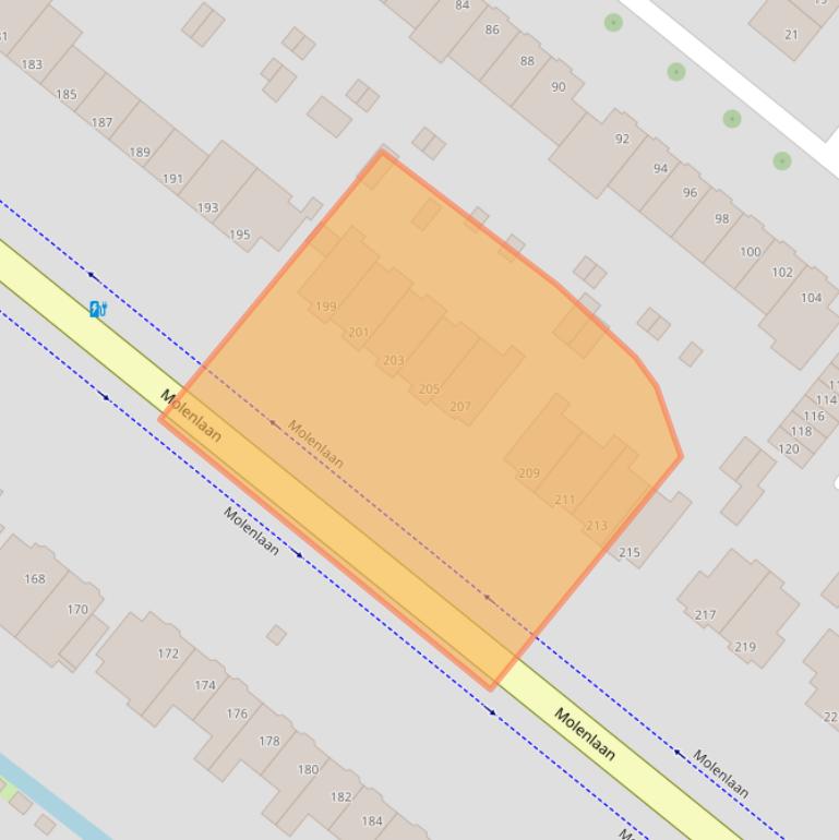 Kaart van postcodegebied 3055GC.