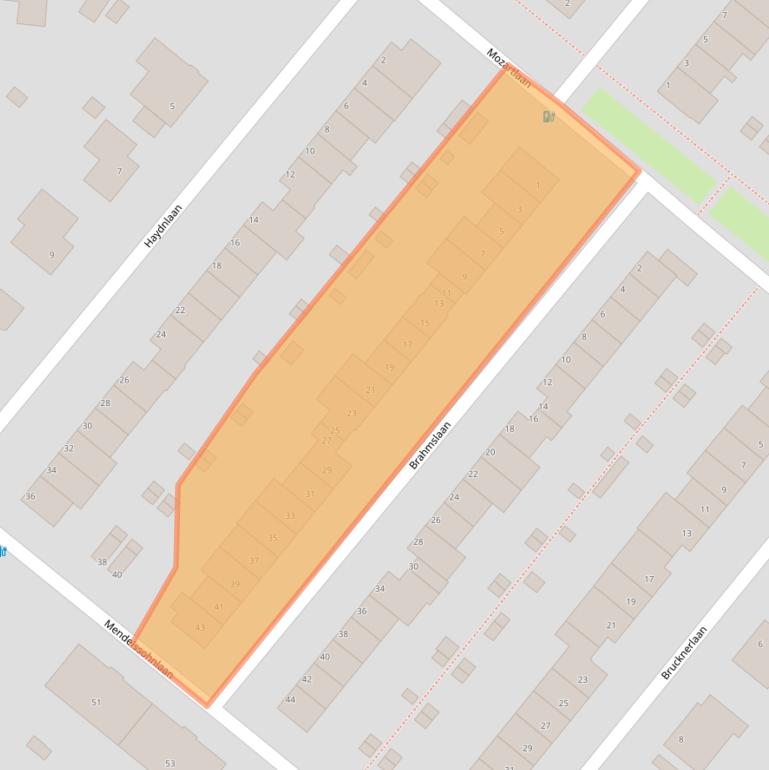 Kaart van postcodegebied 3055HA.