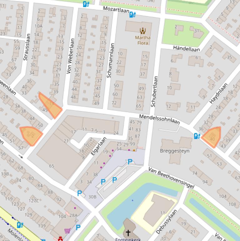 Kaart van postcodegebied 3055HG.