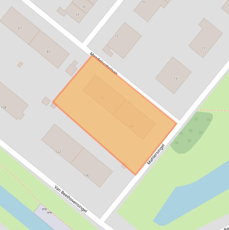 Kaart van postcodegebied 3055HK.