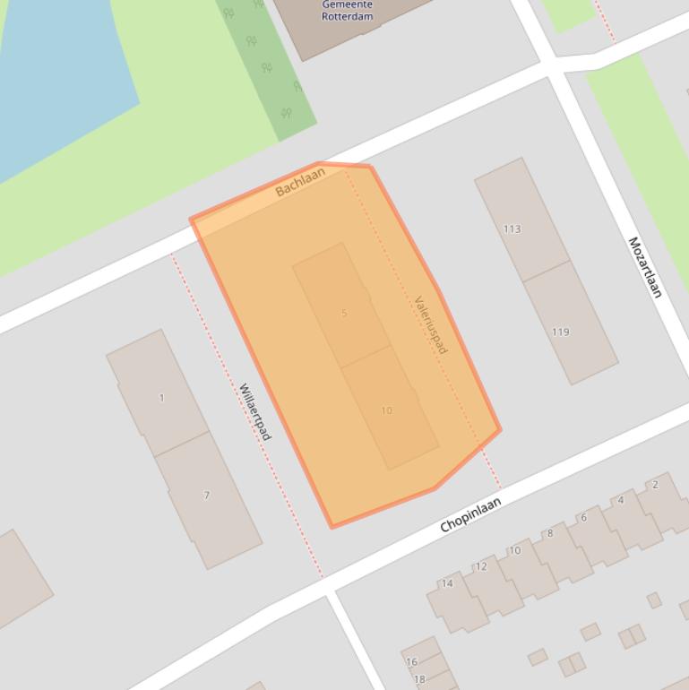 Kaart van postcodegebied 3055JP.