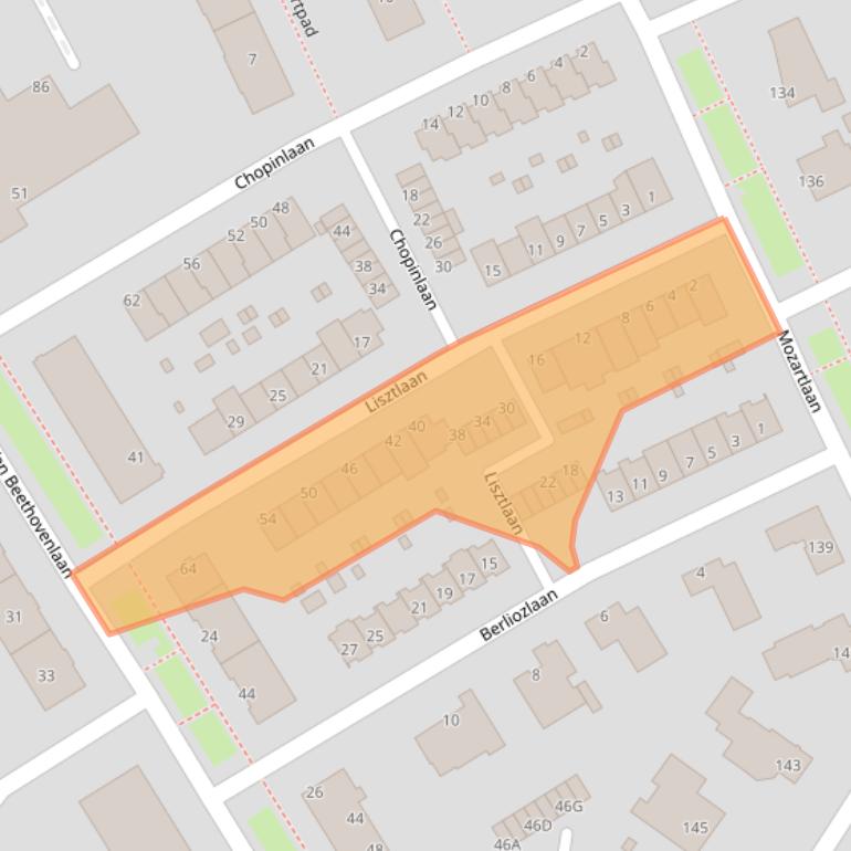 Kaart van postcodegebied 3055KH.