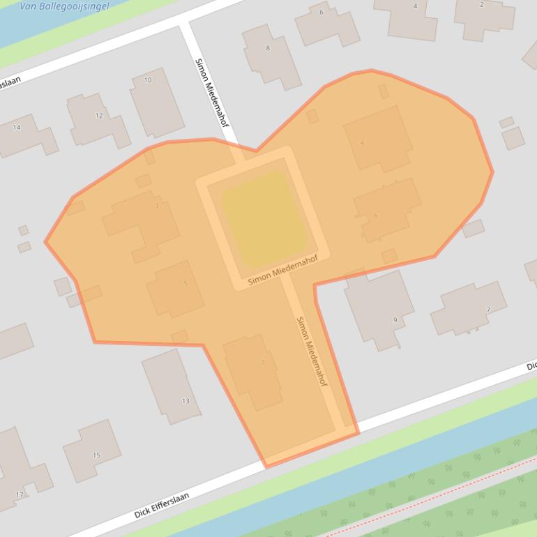 Kaart van postcodegebied 3055NX.