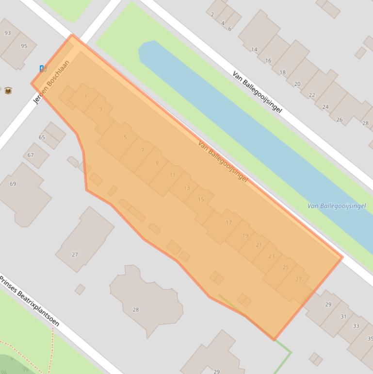 Kaart van postcodegebied 3055PA.