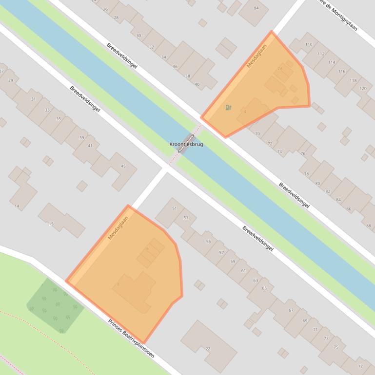 Kaart van postcodegebied 3055PR.