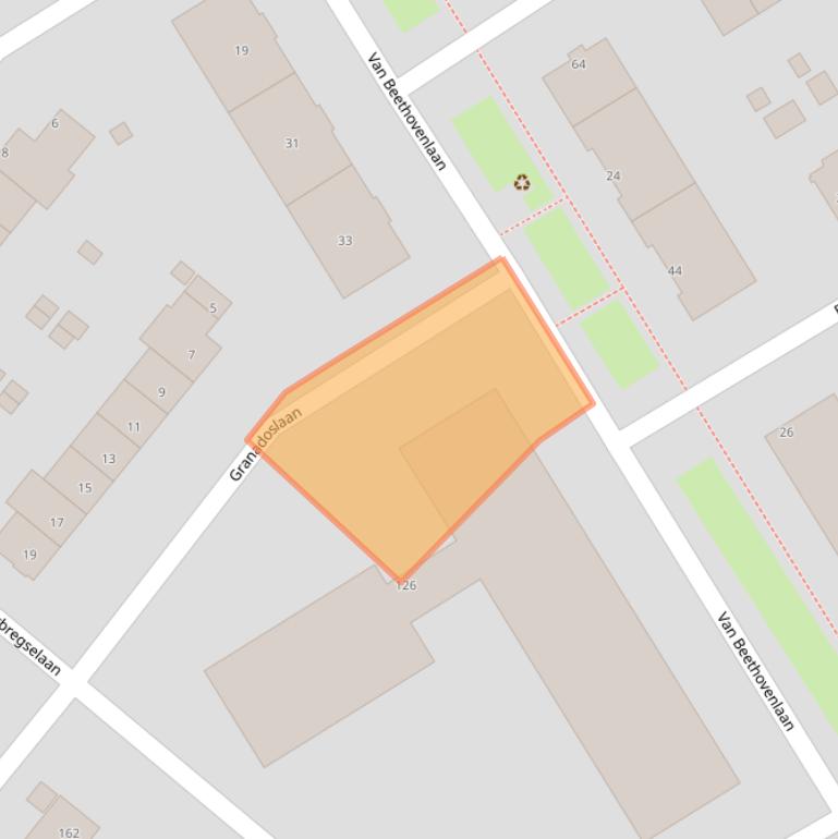 Kaart van postcodegebied 3055RB.