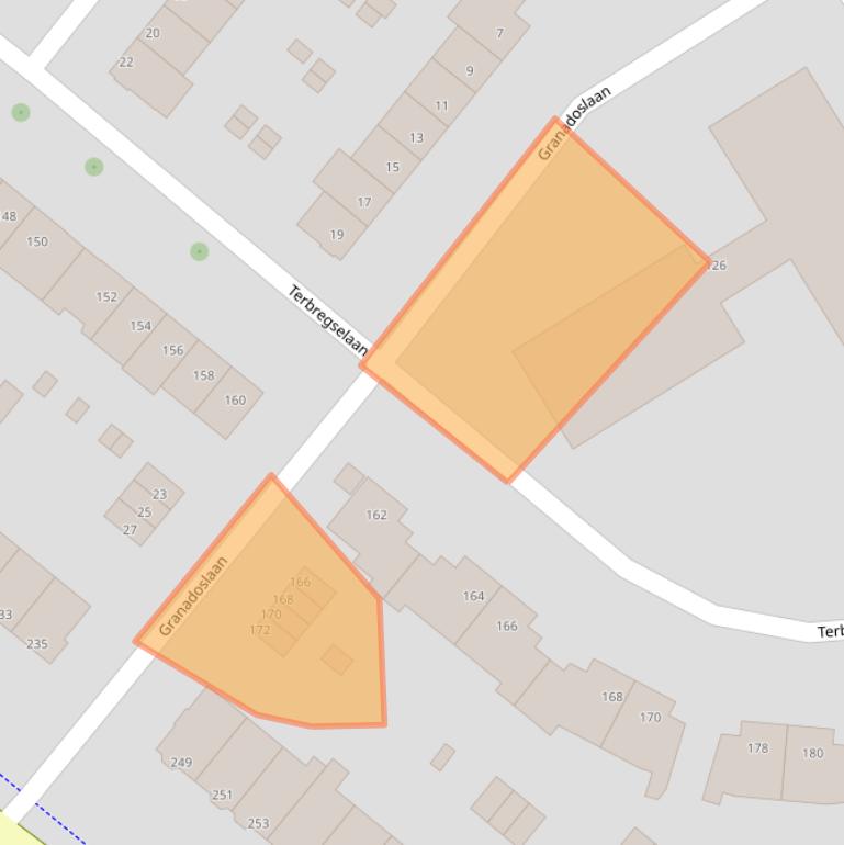 Kaart van postcodegebied 3055RE.