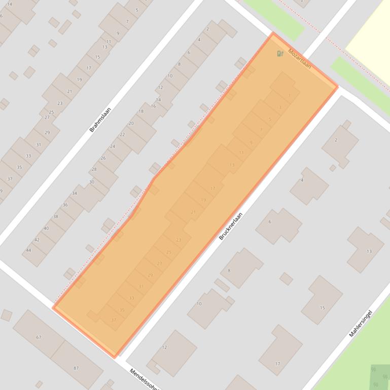 Kaart van postcodegebied 3055SC.