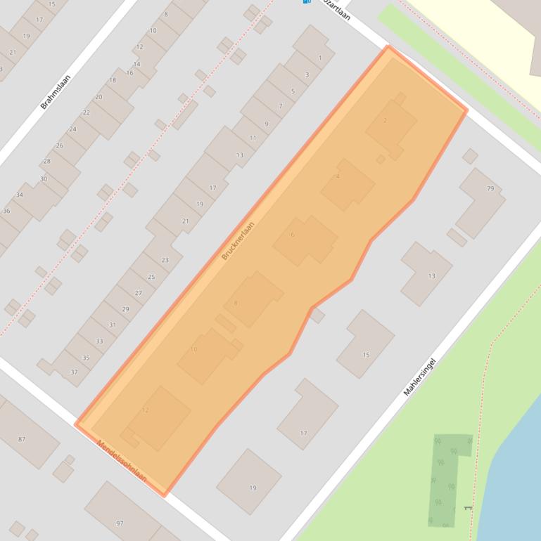 Kaart van postcodegebied 3055SE.