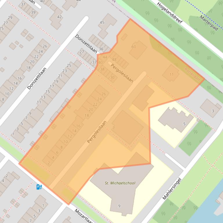 Kaart van postcodegebied 3055SK.