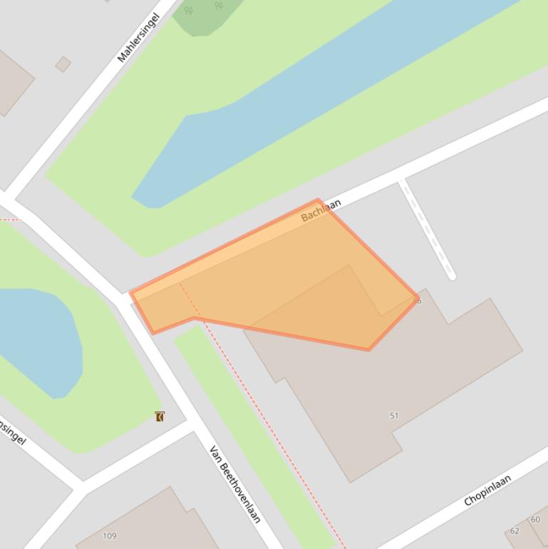 Kaart van postcodegebied 3055TB.