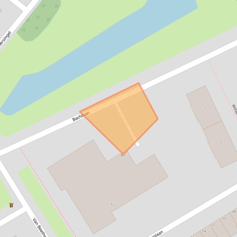 Kaart van postcodegebied 3055TC.