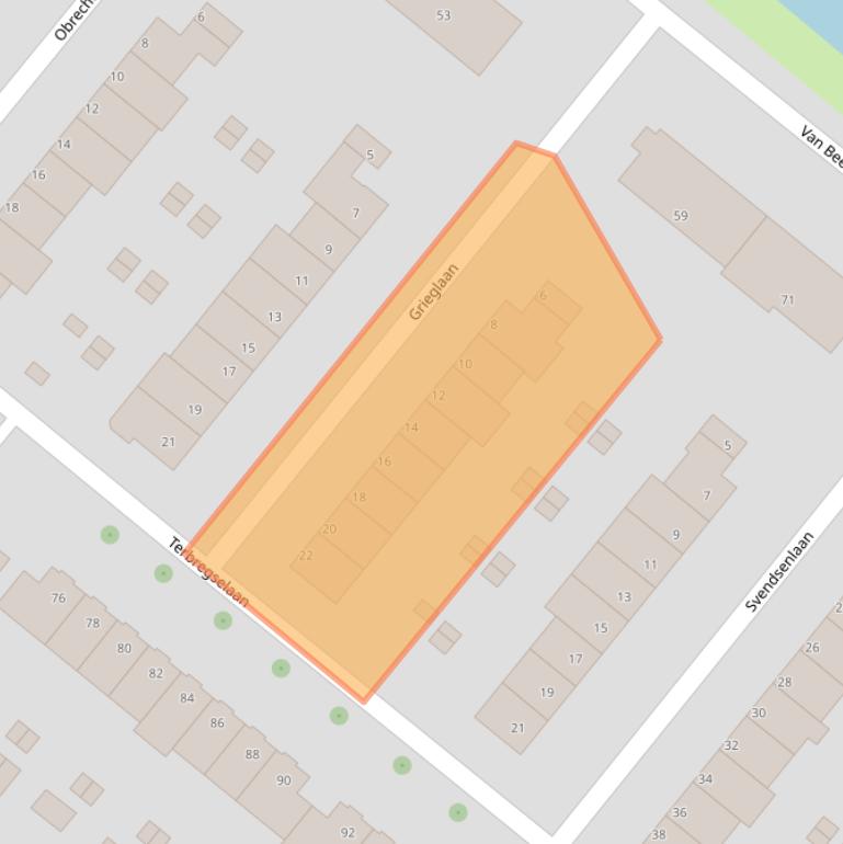 Kaart van postcodegebied 3055TH.