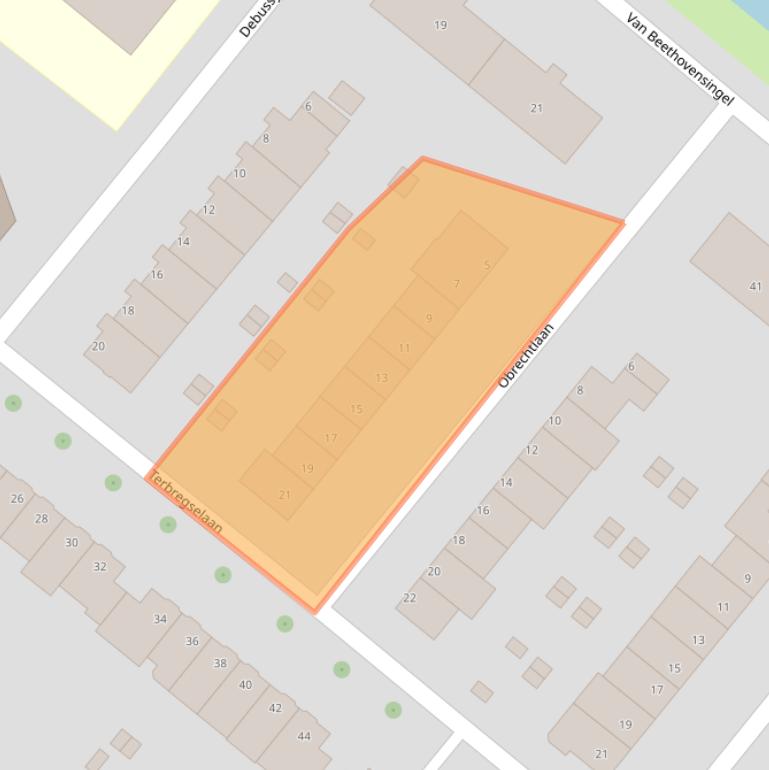 Kaart van postcodegebied 3055TJ.