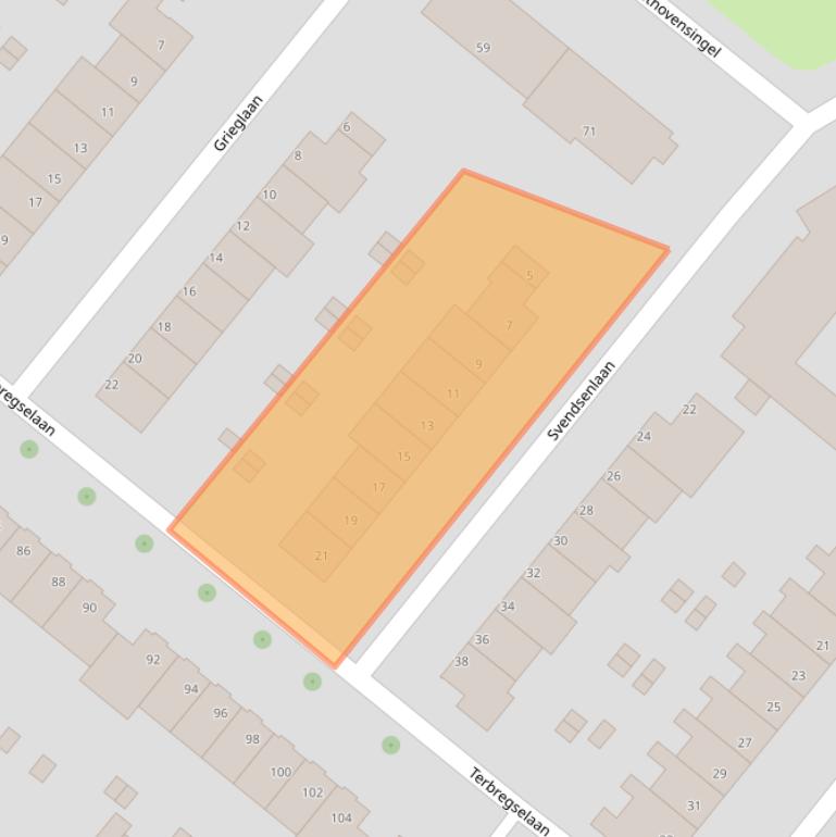 Kaart van postcodegebied 3055TN.