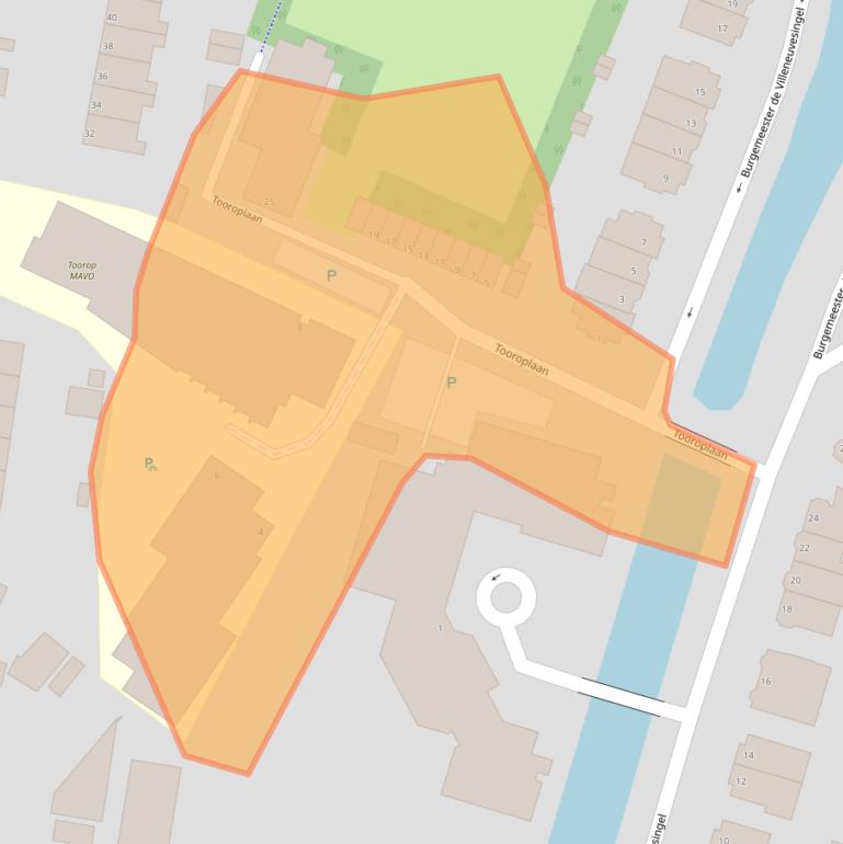 Kaart van postcodegebied 3055VG.