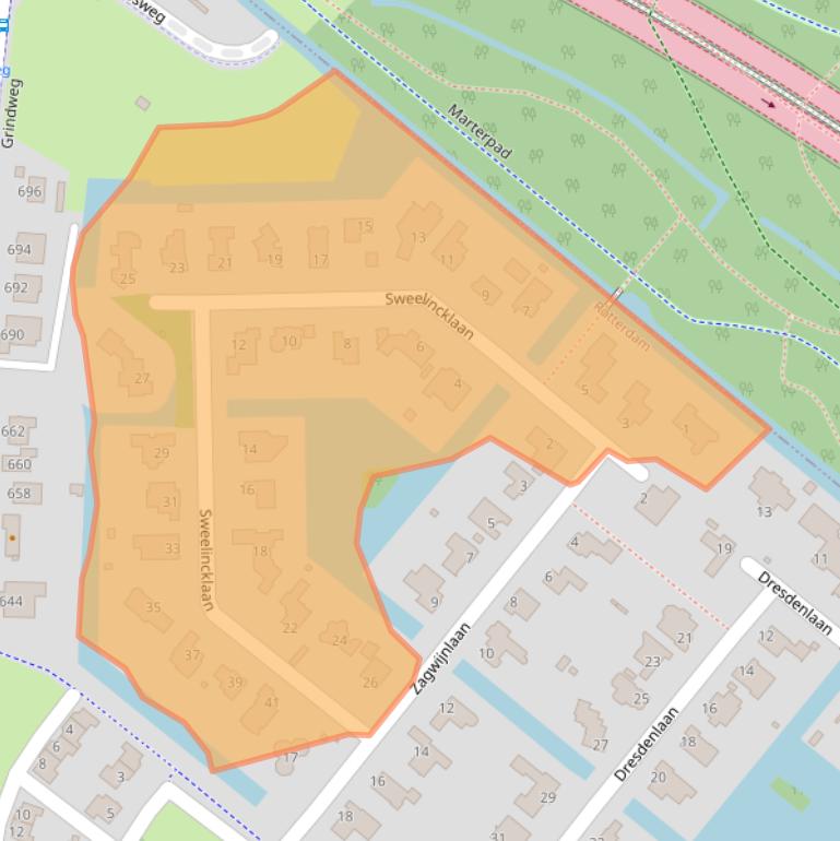 Kaart van postcodegebied 3055WT.
