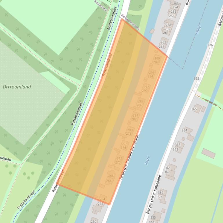 Kaart van postcodegebied 3055XK.
