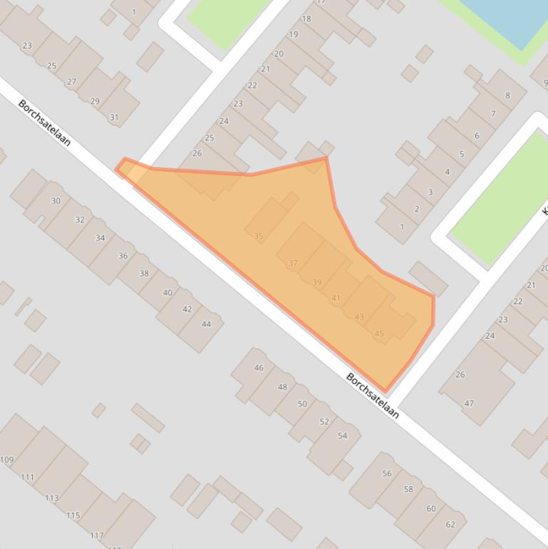 Kaart van postcodegebied 3055ZD.